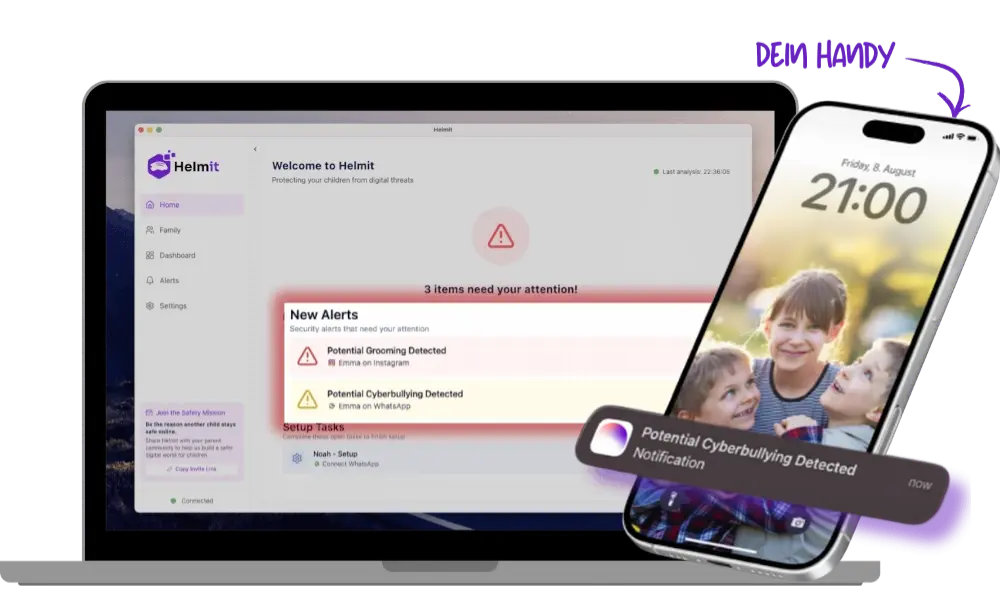 Warnungen in Echtzeit erhalten und prüfen